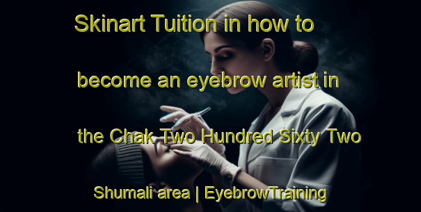 Skinart Tuition in how to become an eyebrow artist in the Chak Two Hundred Sixty Two Shumali area | EyebrowTraining | EyebrowClasses | SkinartTraining-Pakistan